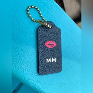 Coach Leather Hang Tag